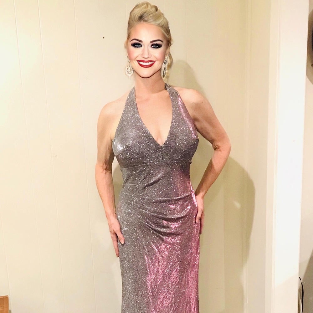 🎉HP🎉 LM Collection Metallic Evening Gown 🔥🔥